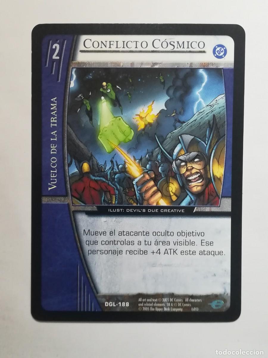 Trading cards: VS System DGL N&ordm; 188. Conflicto C&oacute;smico. Vuelco de la Trama. Green Lantern.