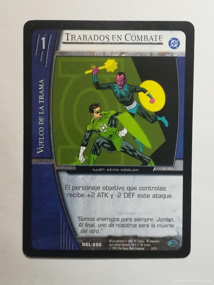 Trading cards: VS System DGL N&ordm; 200. Trabados en Combate. Vuelco de la Trama. Green Lantern.