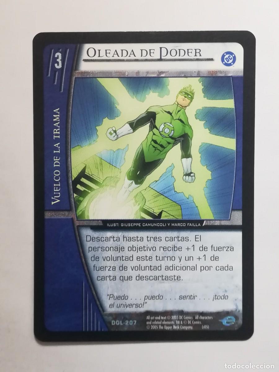 Trading cards: VS System DGL N&ordm; 207. Oleada de Poder. Vuelco de la Trama. Green Lantern.