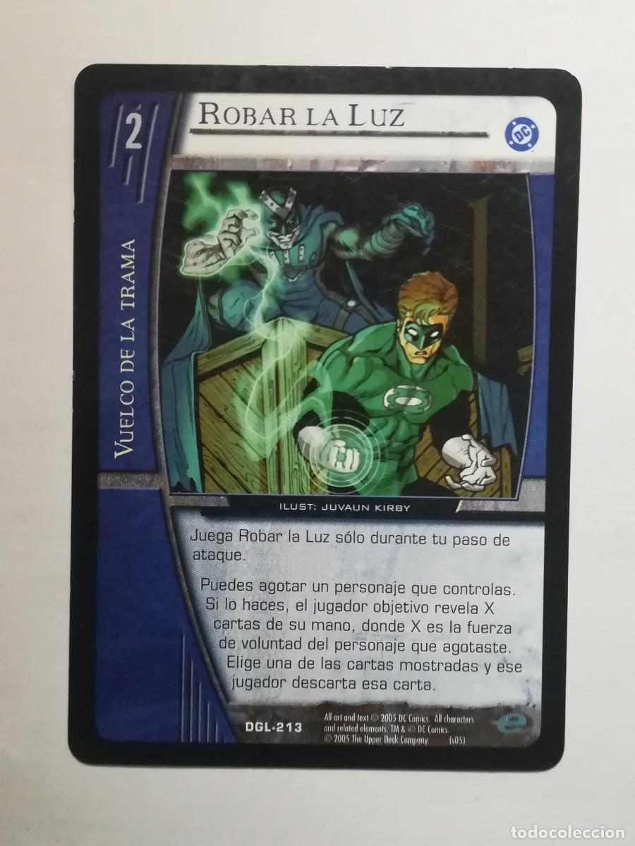 Trading cards: VS System DGL N&ordm; 212. Tropas de Asalto. Vuelco de la Trama. Green Lantern.