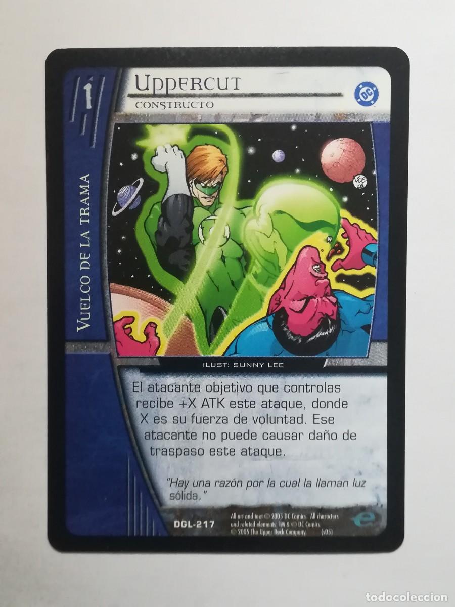 Trading cards: VS System DGL N&ordm; 217. Uppercut. Constructo. Vuelco de la Trama. Green Lantern.