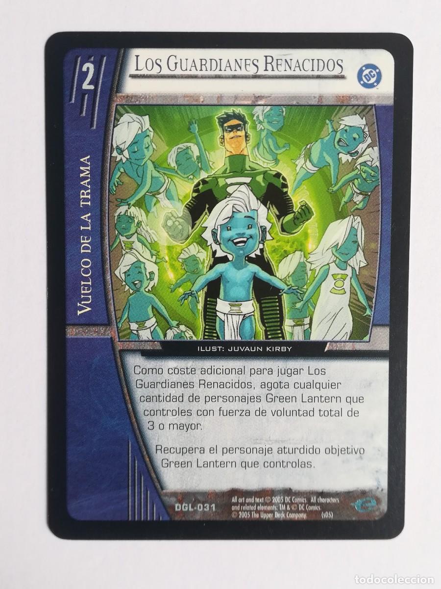 Trading cards: VS System DGL N&ordm; 031. Los Guardianes Renacidos. Vuelco de la Trama. Green Lantern.