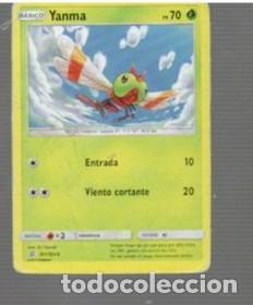Trading cards: CROMO DE POK&Eacute;MON DE B&Aacute;SICO YANMA PS 70 N&ordm; 193 DEL A&Ntilde;O 2019