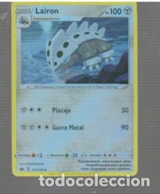 Trading cards: CROMO DE POK&Eacute;MON DE FASE 1 LAIRON PS 100 N&ordm; 305 DEL A&Ntilde;O 2021
