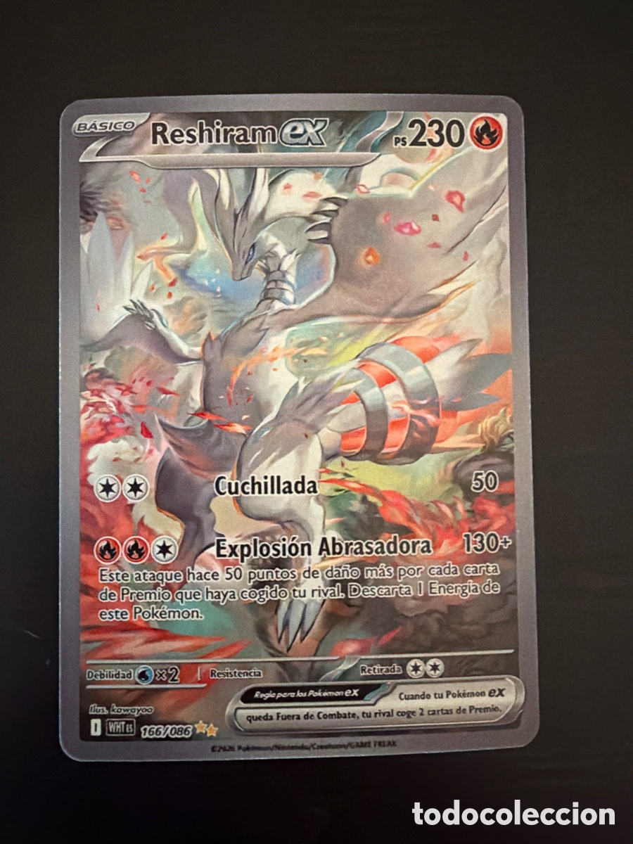 Trading cards: Reshiram Ex Carta Pokemon