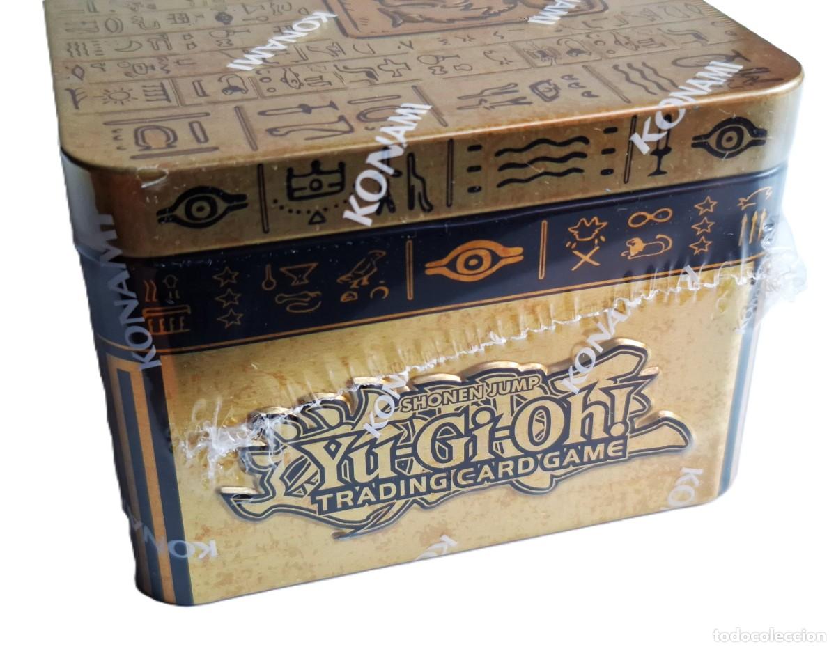 Cartas Colecion&aacute;veis: YU-GI-OH! 2022 Tin of The Pharaoh's Gods, (MP22) NUEVA, ENTERA Y PRECINTADA (EN CAJA METALICA)