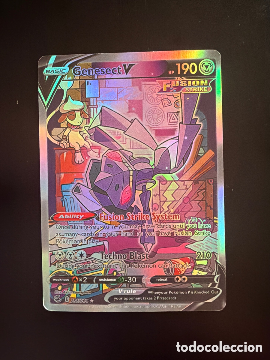 Trading cards: Genesect V full art carta pokemon