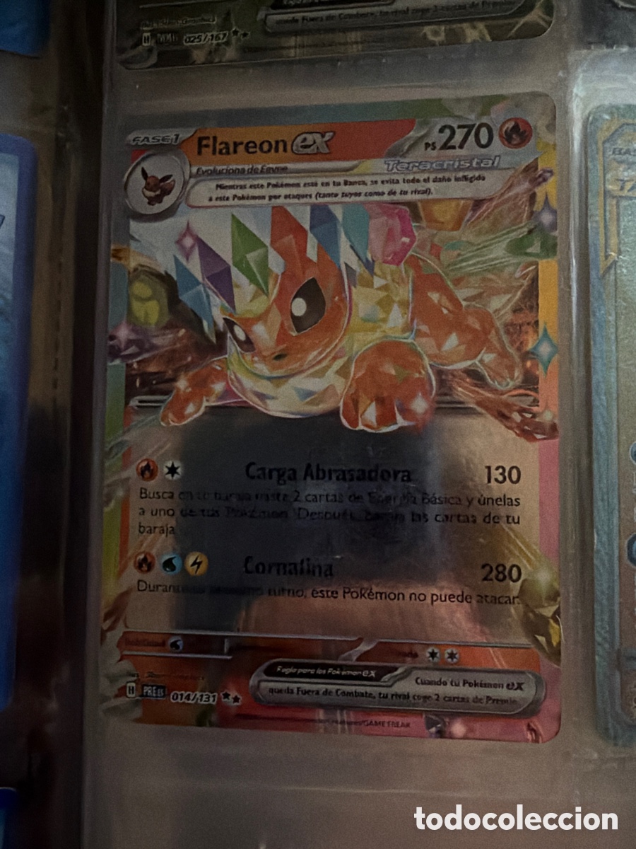 Trading cards: Flareon Ex y Jolteon Vmax carta pokemon