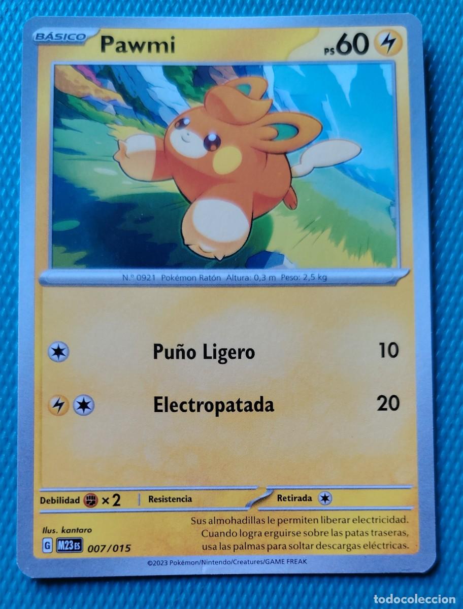 Trading cards: POKEMON ESPA&Ntilde;OL - M23 - MCDONALDS - PAWMI 007 / 015 - RAYO - NUEVA - ORIGINAL