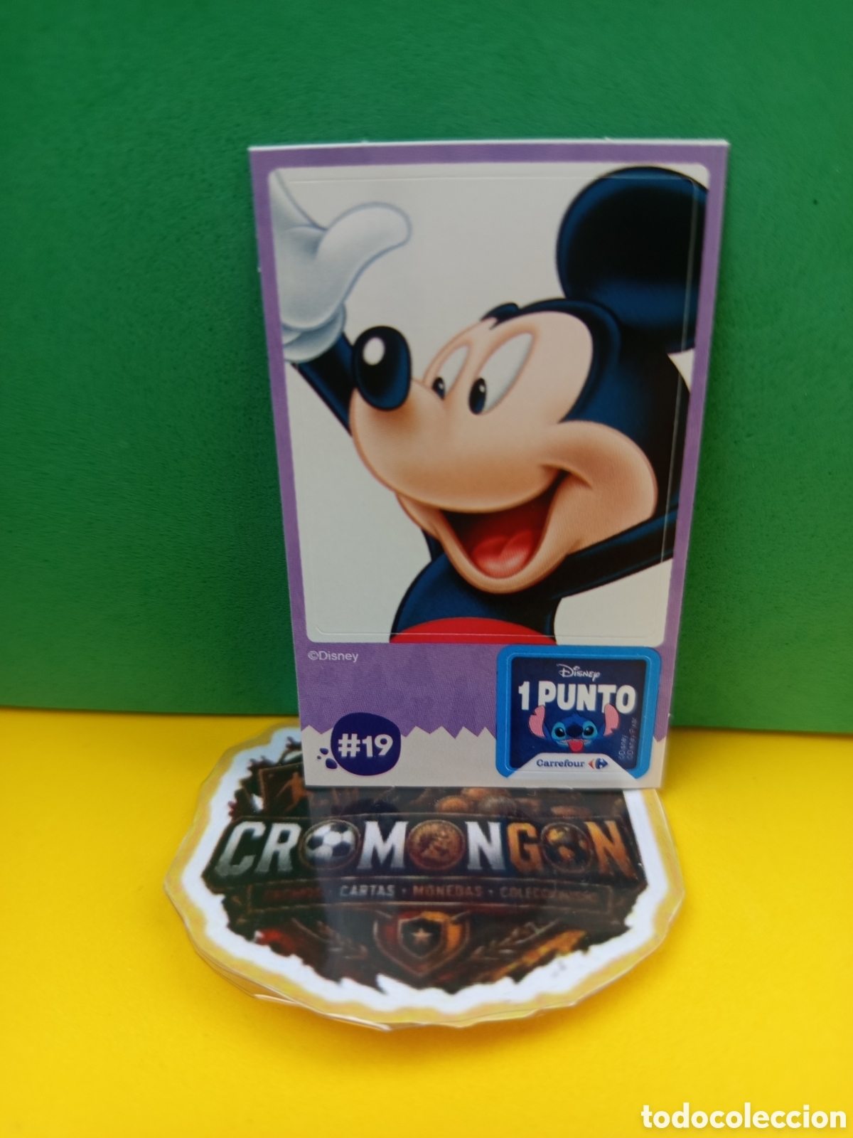 Trading cards: ❇️ CROMO CARTA N&ordm; 19 MICKEY MOUSE DISNEY ALBUM LILO Y STITCH CARREFOUR ❇️