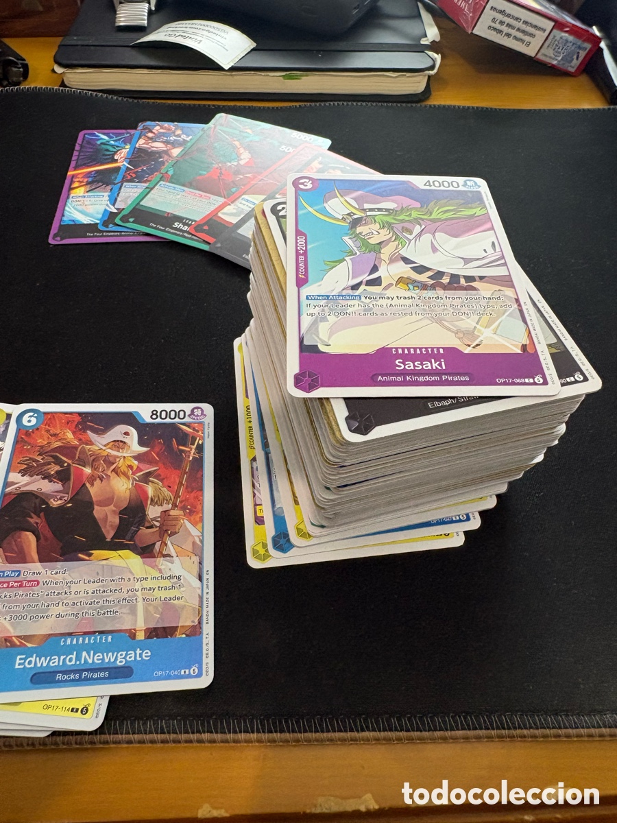 Trading cards: Lote 228 cartas One Piece OP-17