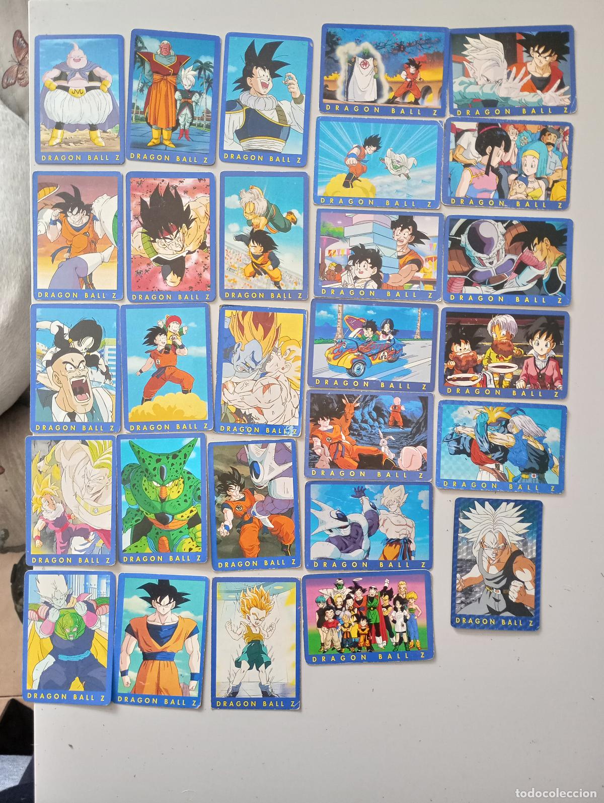 Trading cards: Lote 28 Tarjet Cards Dragon Ball Z - Ediciones Este (2 Brillantes)