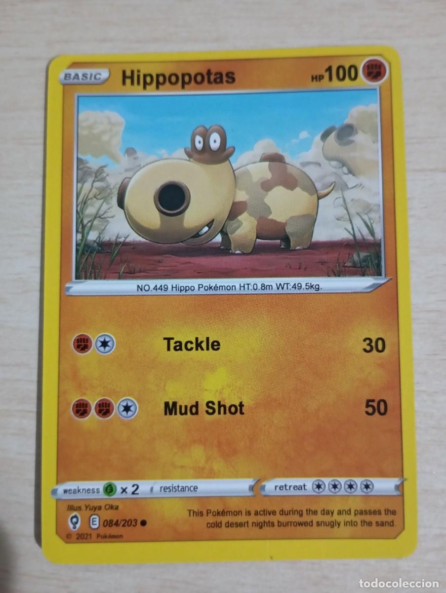 Trading cards: Carta Pok&eacute;mon Hippopotas Proxy