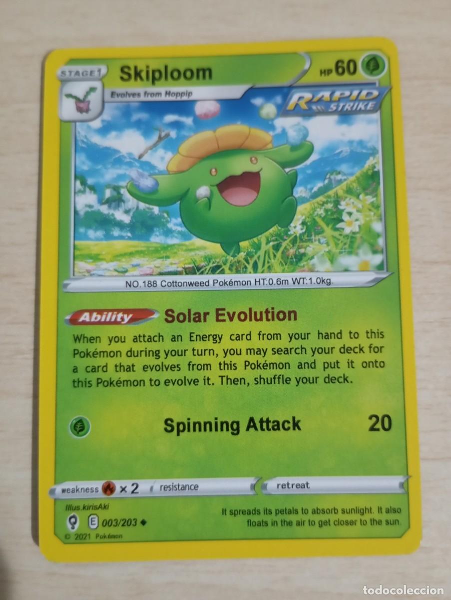 Trading cards: Carta Pok&eacute;mon Skiploom Proxy - Foto 1