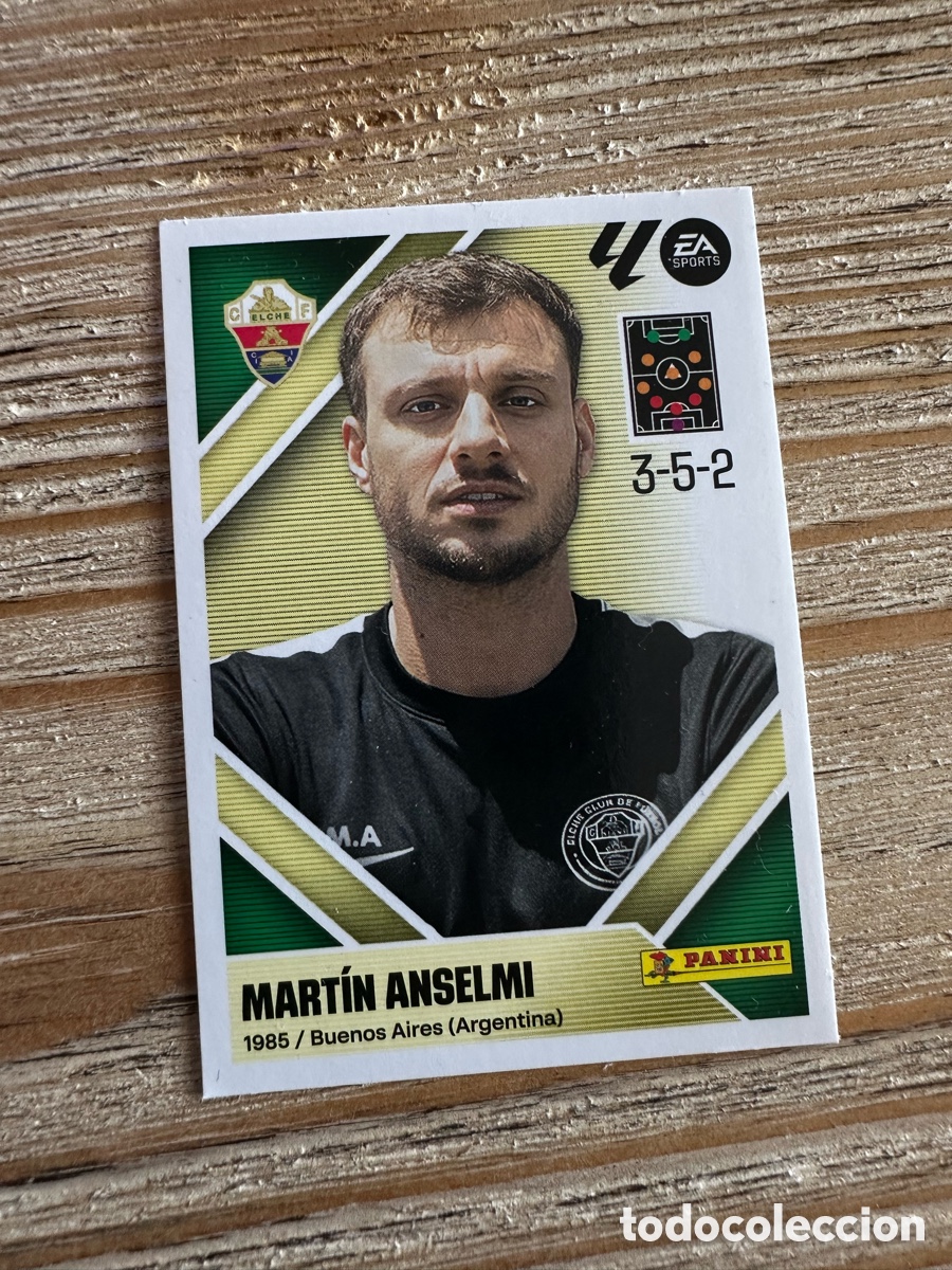 Trading cards: MARTIN ANSELMI ENTRENADOR ELCHE 2 2&ordf; EDICION LIGA ESTE 2026-27 26 27 PANINI