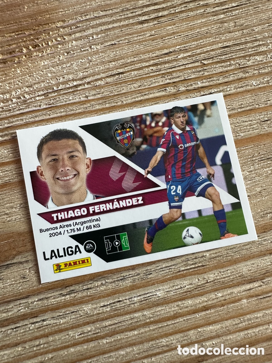 Trading cards: THIAGO FERNANDEZ LEVANTE 16 BIS COLOCA 3&ordf; EDICION LIGA ESTE 2026-27 26 27 PANINI