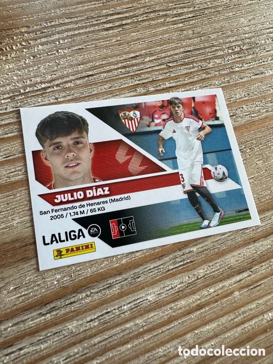 Trading cards: JULIO DIAZ SEVILLA 8 BIS COLOCA 3&ordf; EDICION LIGA ESTE 2026-27 26 27 PANINI