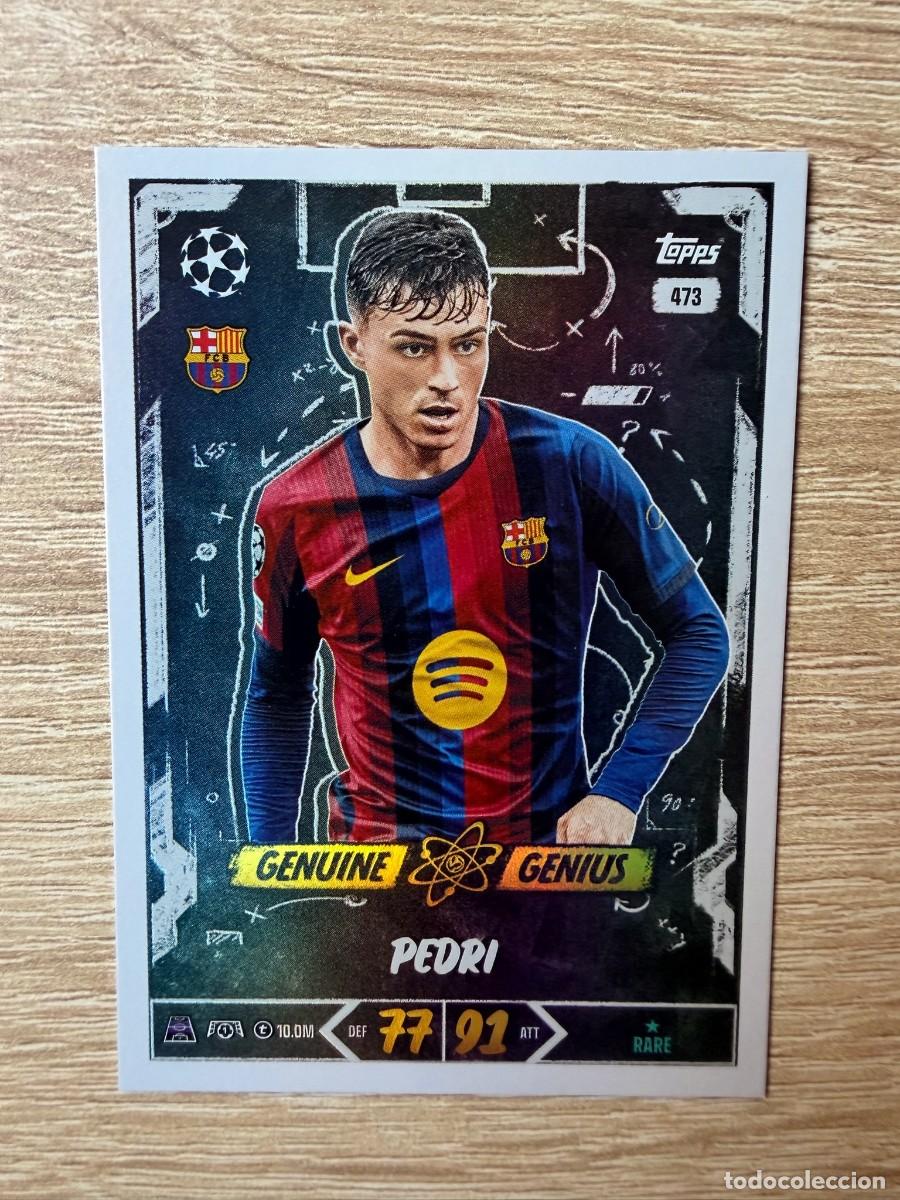 Trading cards: 473 MATCH ATTAX 26/27 PEDRI GENUINE GENIUS TOPPS