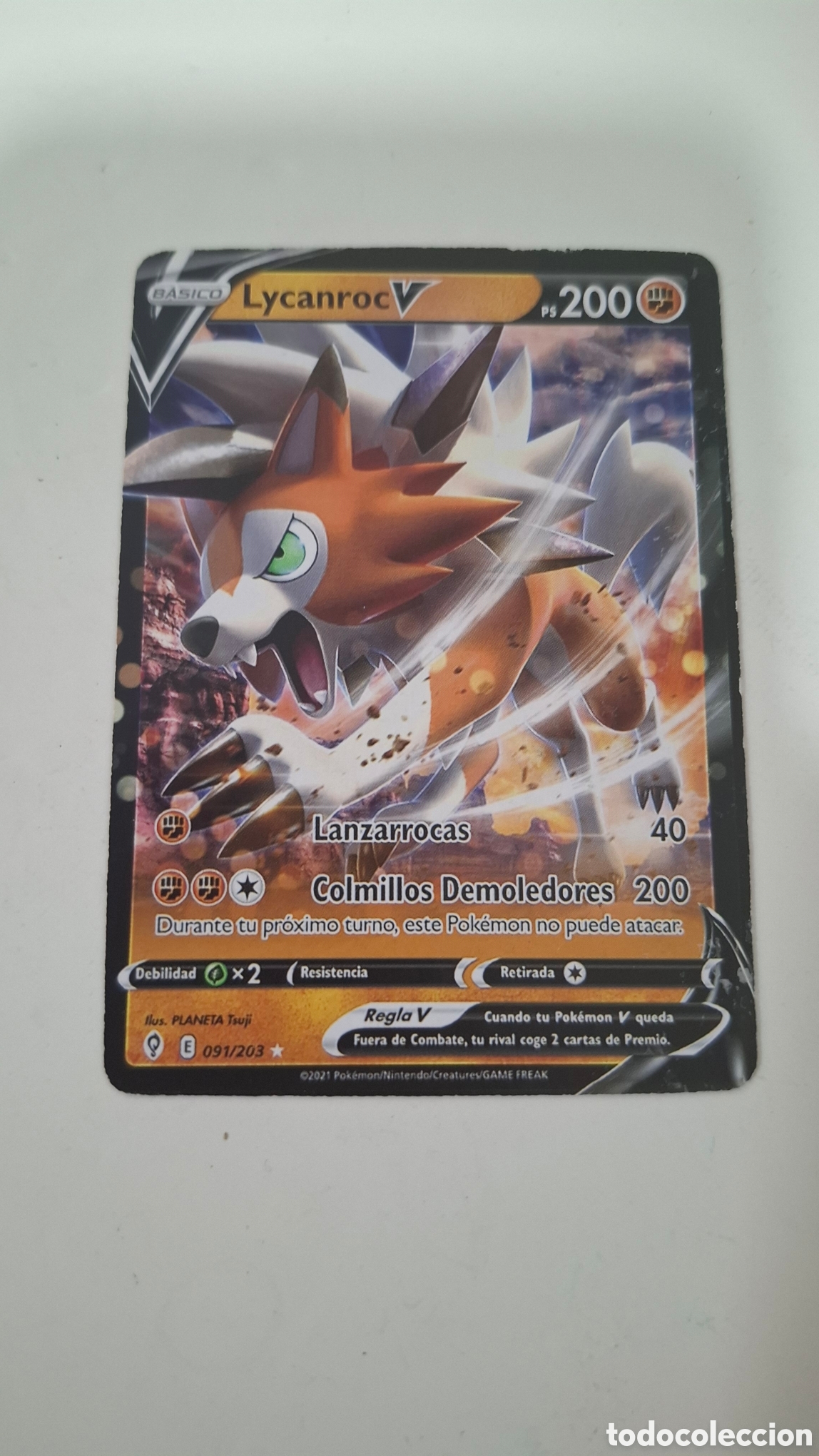 Trading cards: CARTA POKEMON CARD LYCANROC V