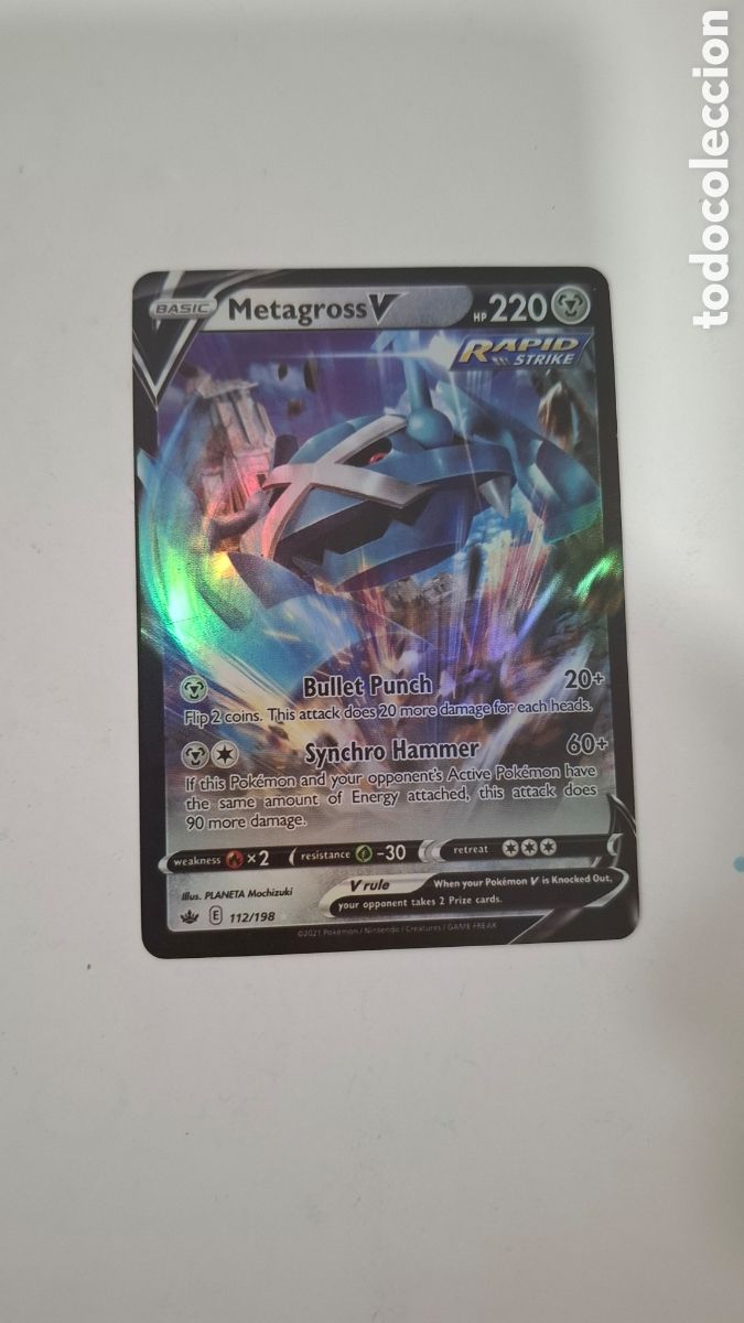 Trading cards: CARTA POKEMON CARD METAGROSS V