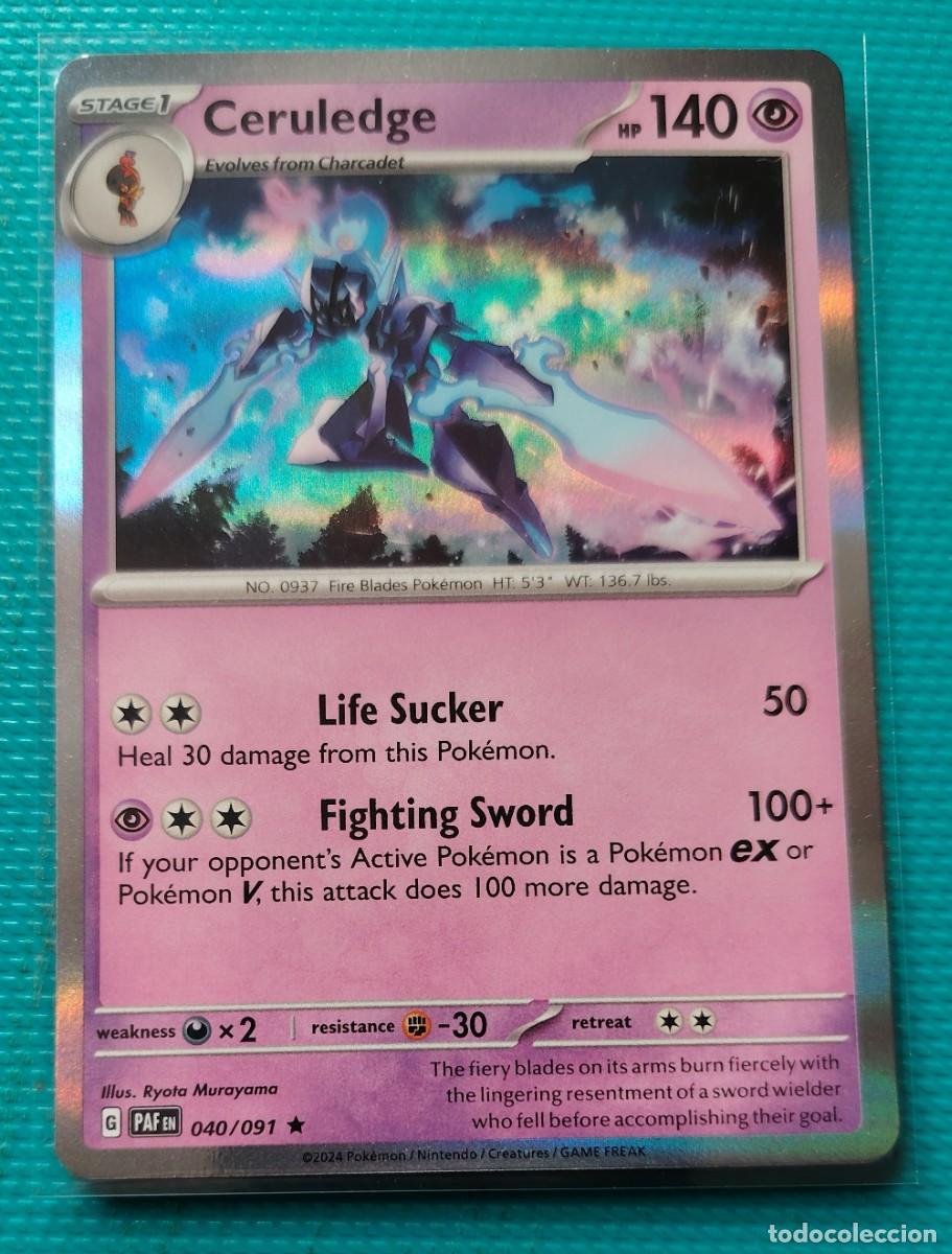Trading cards: POKEMON INGLES - PAF - DESTINOS DE PALDEA - CERULEDGE 040 / 091 - HOLO - PSIQUICO - NUEVA - ORIGINAL