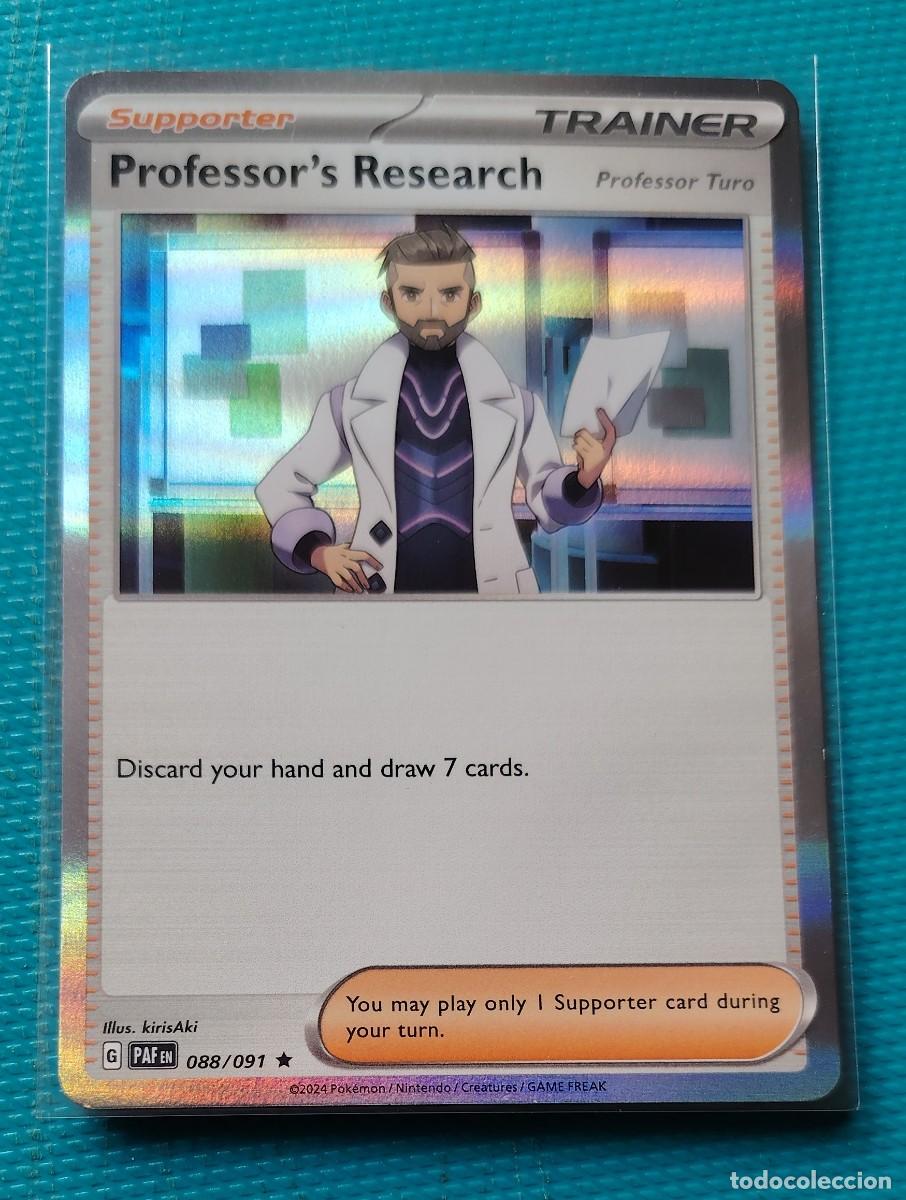 Trading cards: POKEMON INGLES - PAF - DESTINOS DE PALDEA - PROFESOR 088 / 091 - HOLO - ENTRENADOR - NUEVA - ORIGINA