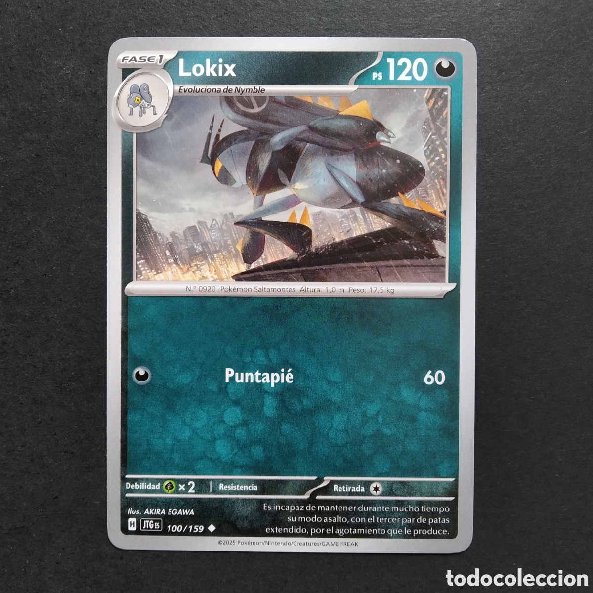 Trading cards: CARTA TCG - N&ordm; 100 - LOKIX - JUNTOS DE AVENTURAS - POK&Eacute;MON - EN ESPA&Ntilde;OL