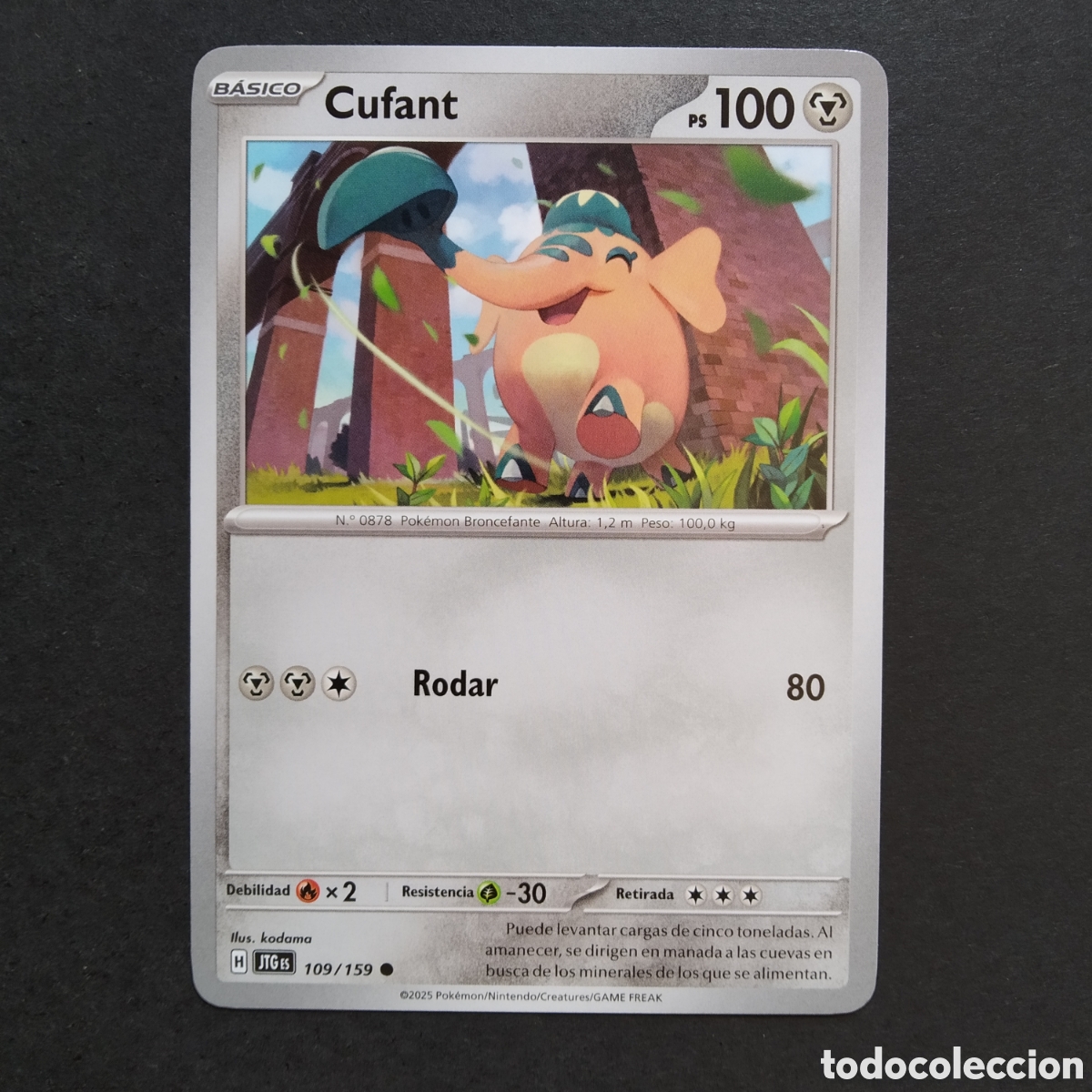 Trading cards: CARTA TCG - N&ordm; 109 - CUFANT - JUNTOS DE AVENTURAS - POK&Eacute;MON - EN ESPA&Ntilde;OL
