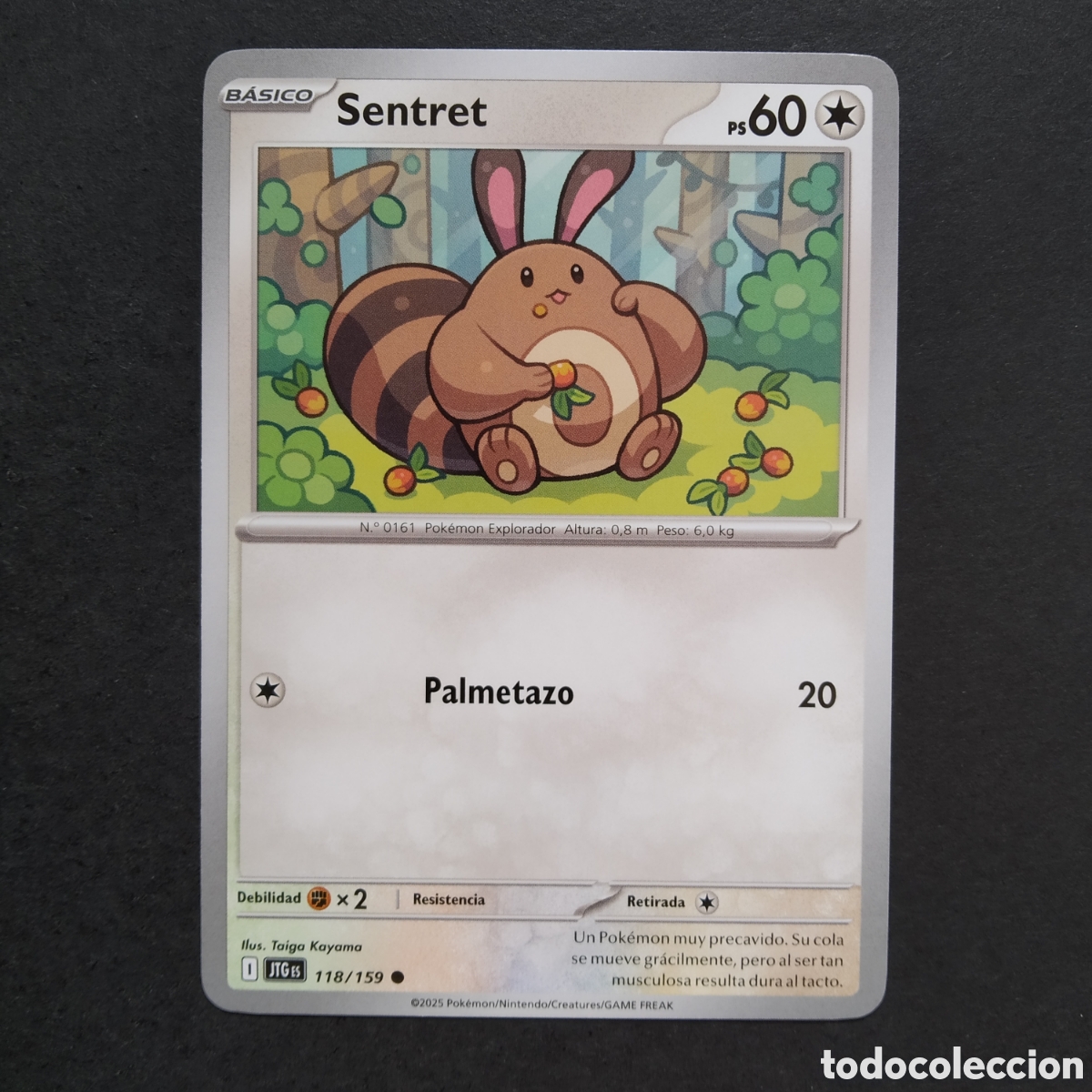 Trading cards: CARTA TCG - N&ordm; 118 - SENTRET - JUNTOS DE AVENTURAS - POK&Eacute;MON - EN ESPA&Ntilde;OL
