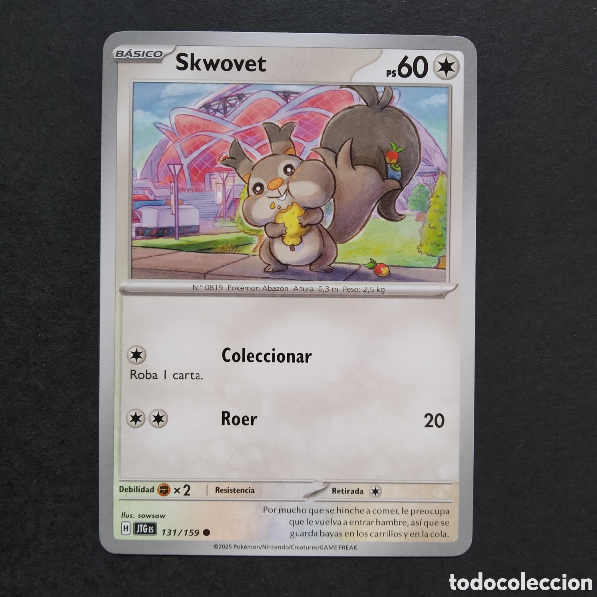 Trading cards: CARTA TCG - N&ordm; 131 - SKWOVET - JUNTOS DE AVENTURAS - POK&Eacute;MON - EN ESPA&Ntilde;OL