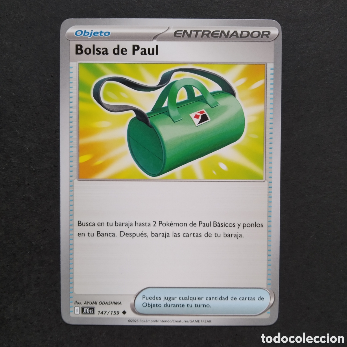 Trading cards: CARTA TCG - N&ordm; 147 - BOLSA DE PAUL - JUNTOS DE AVENTURAS - POK&Eacute;MON - EN ESPA&Ntilde;OL