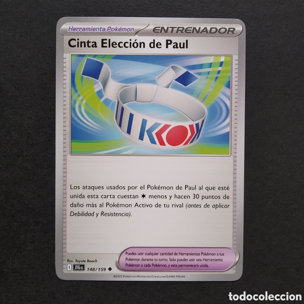 Trading cards: CARTA TCG - N&ordm; 148 - CINTA ELECCI&Oacute;N DE PAUL - JUNTOS DE AVENTURAS - POK&Eacute;MON - EN ESPA&Ntilde;OL