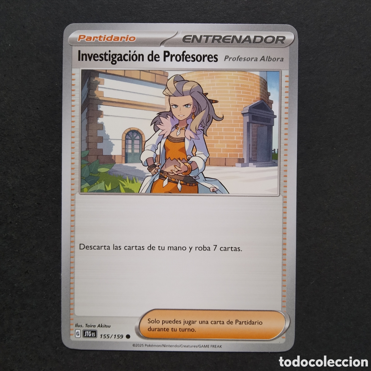 Trading cards: CARTA TCG - N&ordm; 155 - INVESTIGACI&Oacute;N DE PROFESORES - JUNTOS DE AVENTURAS - POK&Eacute;MON - EN ESPA&Ntilde;OL