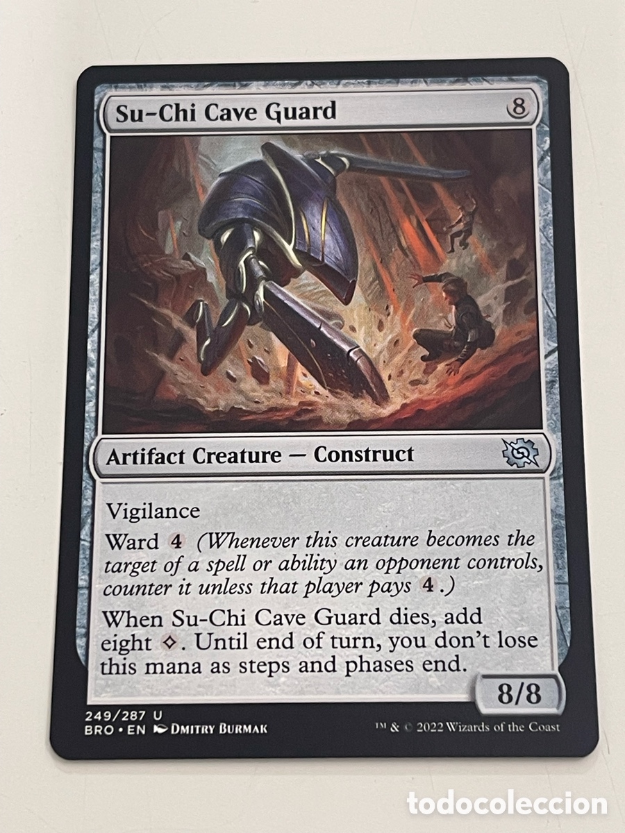 Trading Cards: card MAGIC the Gathering &rdquo;SU-CHI CAVE GUARD&rdquo; THE BROTHER'S WAR ENG. #249