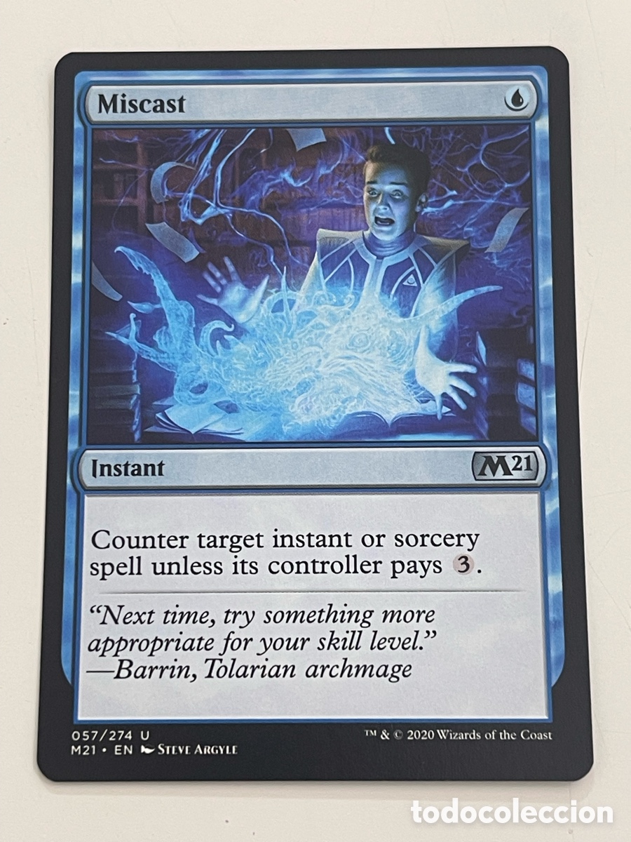 Trading cards: card MAGIC the Gathering &rdquo;MISCAST&rdquo; CORE SET 2021 -M21 ENG. #057