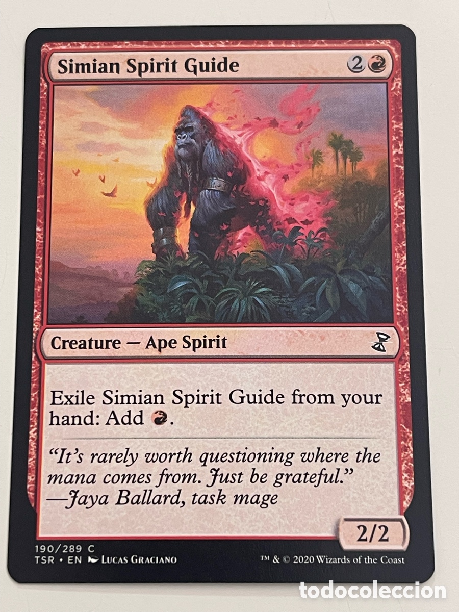 Figurine Collezionabili: card MAGIC the Gathering &rdquo;SIMIAN SPIRIT GUIDE&rdquo; Time Spiral Remastered -ENG. #190