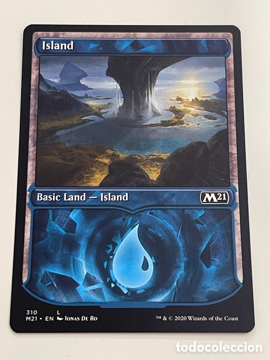 Trading cards: card MAGIC the Gathering &rdquo;ISLAND - BASIC LAND ISLAND &rdquo; Core set 2021 m21-ENG. #310