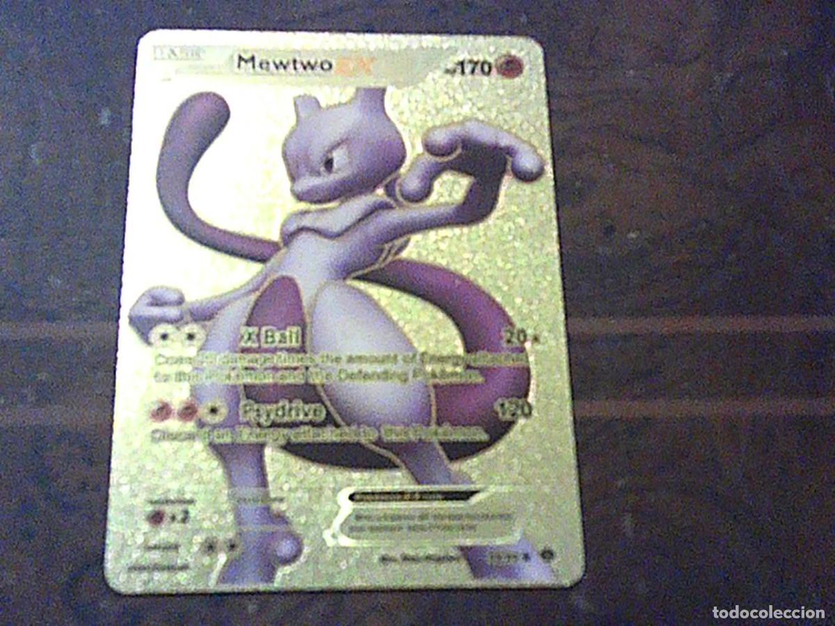 Trading cards: Mewtwo EX Basic Hp 170. Pokemon 2012 en ingl&eacute;s 98/99, defecto