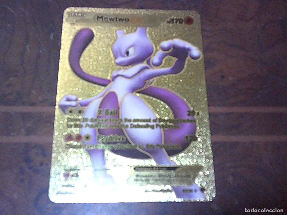 Trading cards: Mewtwo EX Basic Hp 170. Pokemon 2012 en ingl&eacute;s 98/99, defecto - Foto 4