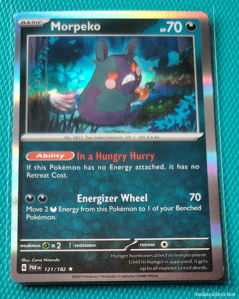 Trading cards: POKEMON INGLES - PAR - BRECHA PARADOGICA - MORPEKO 121 / 182 - HOLO - OSCURO - NUEVA - ORIGINAL