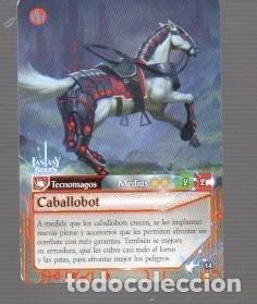 Trading cards: CROMO DE FANTAS Y BIDERS CABALLO BOL () N&ordm; 14 DEL A&Ntilde;O 2018