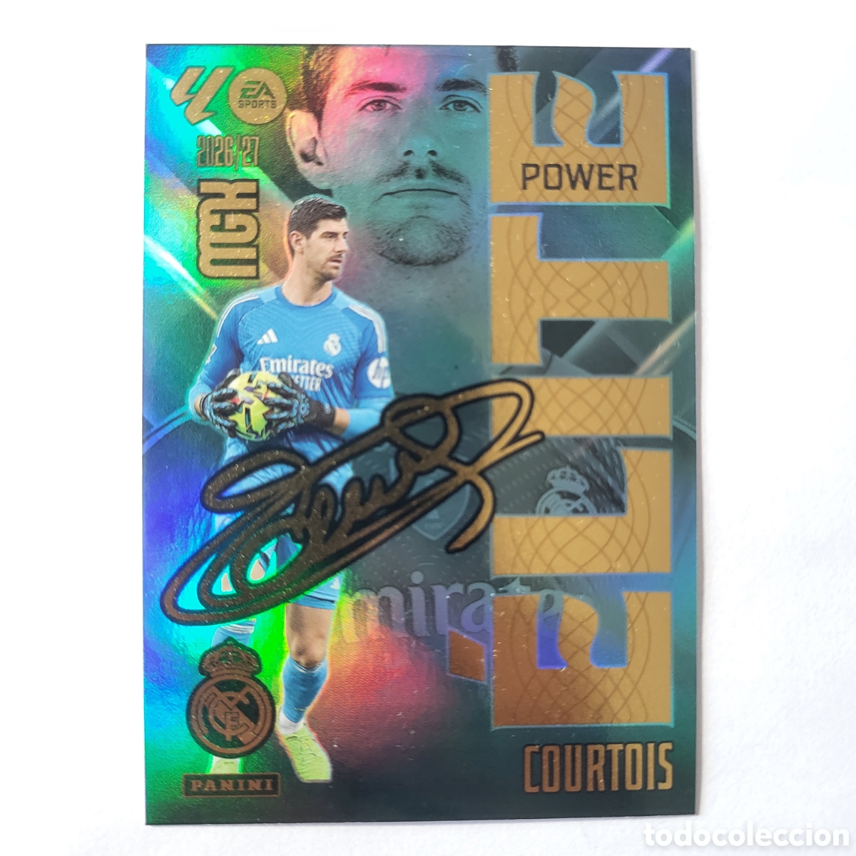 Trading cards: 4P Courtois Elite [Power] / Megacracks 2026