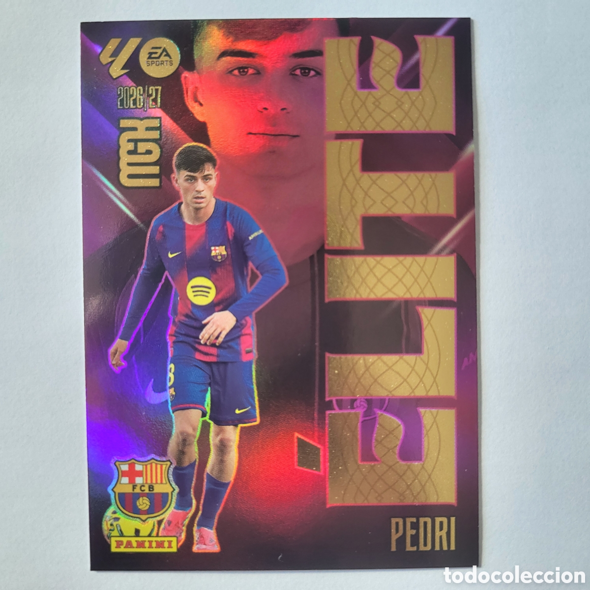 Trading cards: 15 Pedri Elite / Megacracks 2026