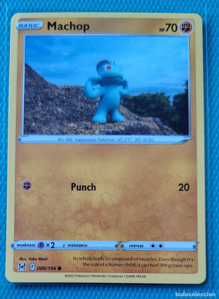 Trading cards: POKEMON INGLES - F - ORIGEN PERDIDO - MACHOP 086 / 196 - YUKA MORII - LUCHA - NUEVA - ORIGINAL
