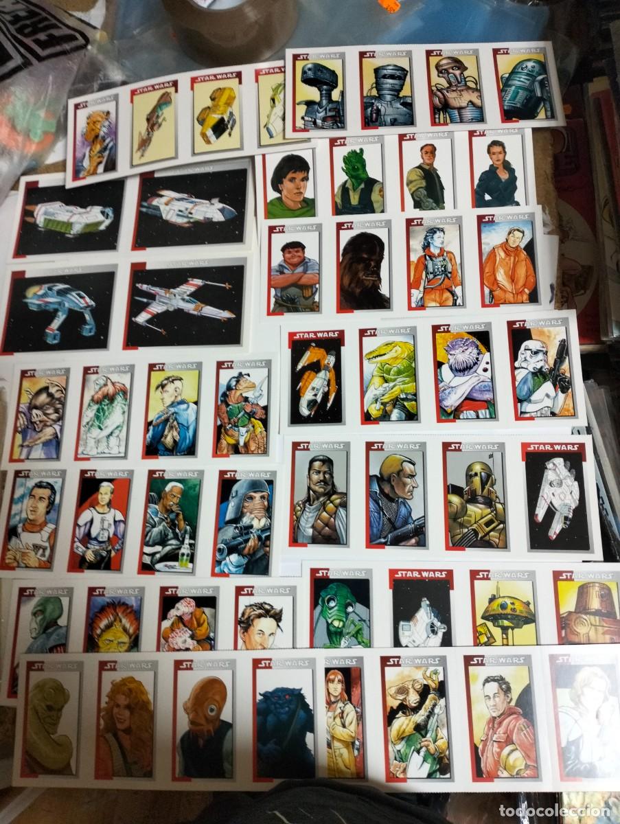Trading cards: STAR WARS : THE DARKSTRYDER COMPAIGN ( 48 + 4 FICHAS CARDS ROL )POR FAVOR MIRAR DESCRIPCI&Oacute;N Y FOTOS