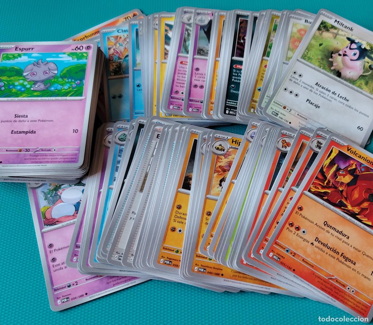 Trading cards: LOTE BULK DE 100 CARTAS POKEMON NUEVAS