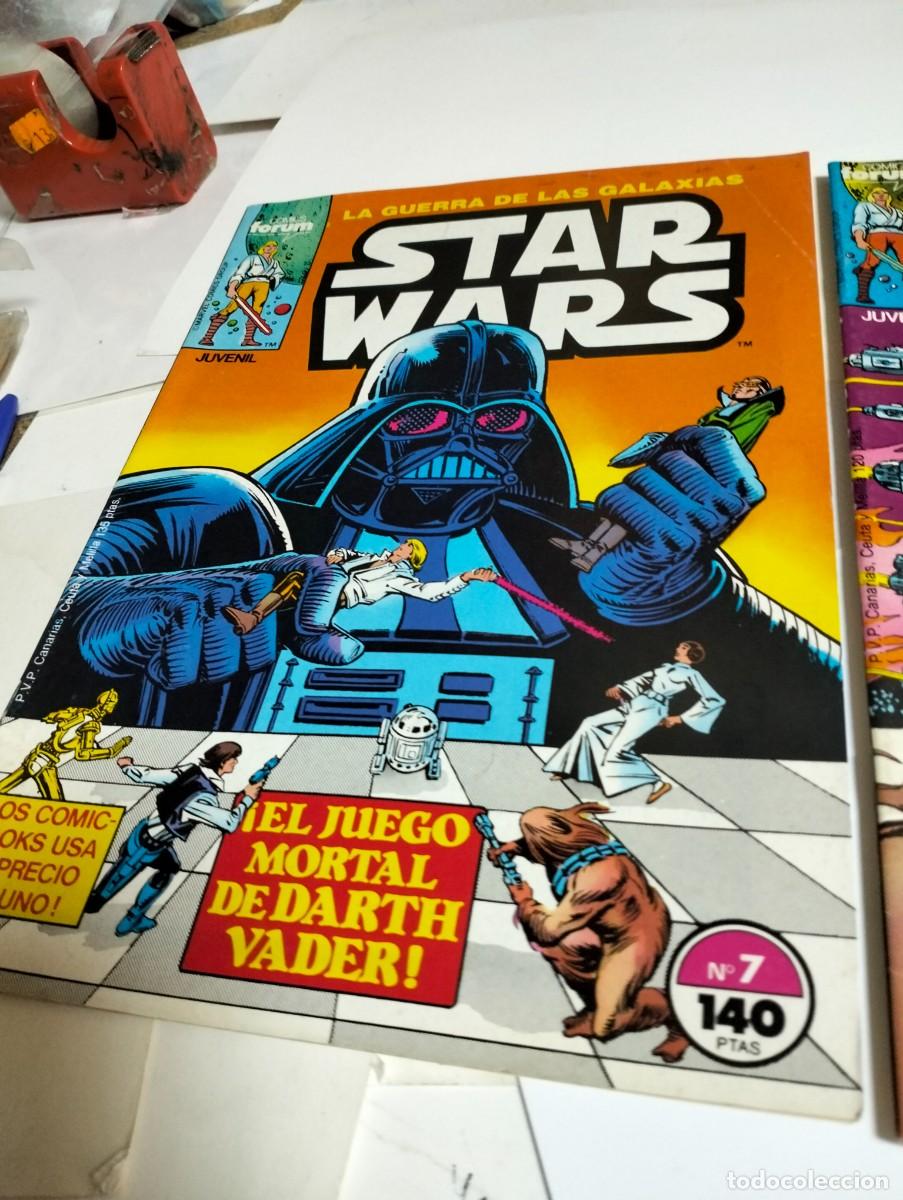 Trading cards: STAR WARS # 6 y 7. ( Lote 2 n&uacute;meros ) FORUM. - Foto 2