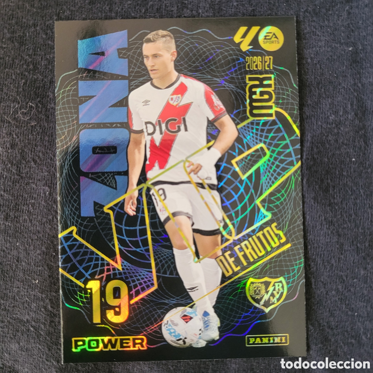 Trading cards: 392P De Frutos Zona VIP [Power] / Megacracks 2026