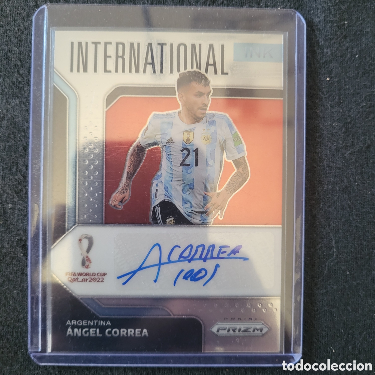 Trading cards: I-ANC Angel Correa International Ink [Auto] / Panini Prizm Fifa World Cup Qatar 2022