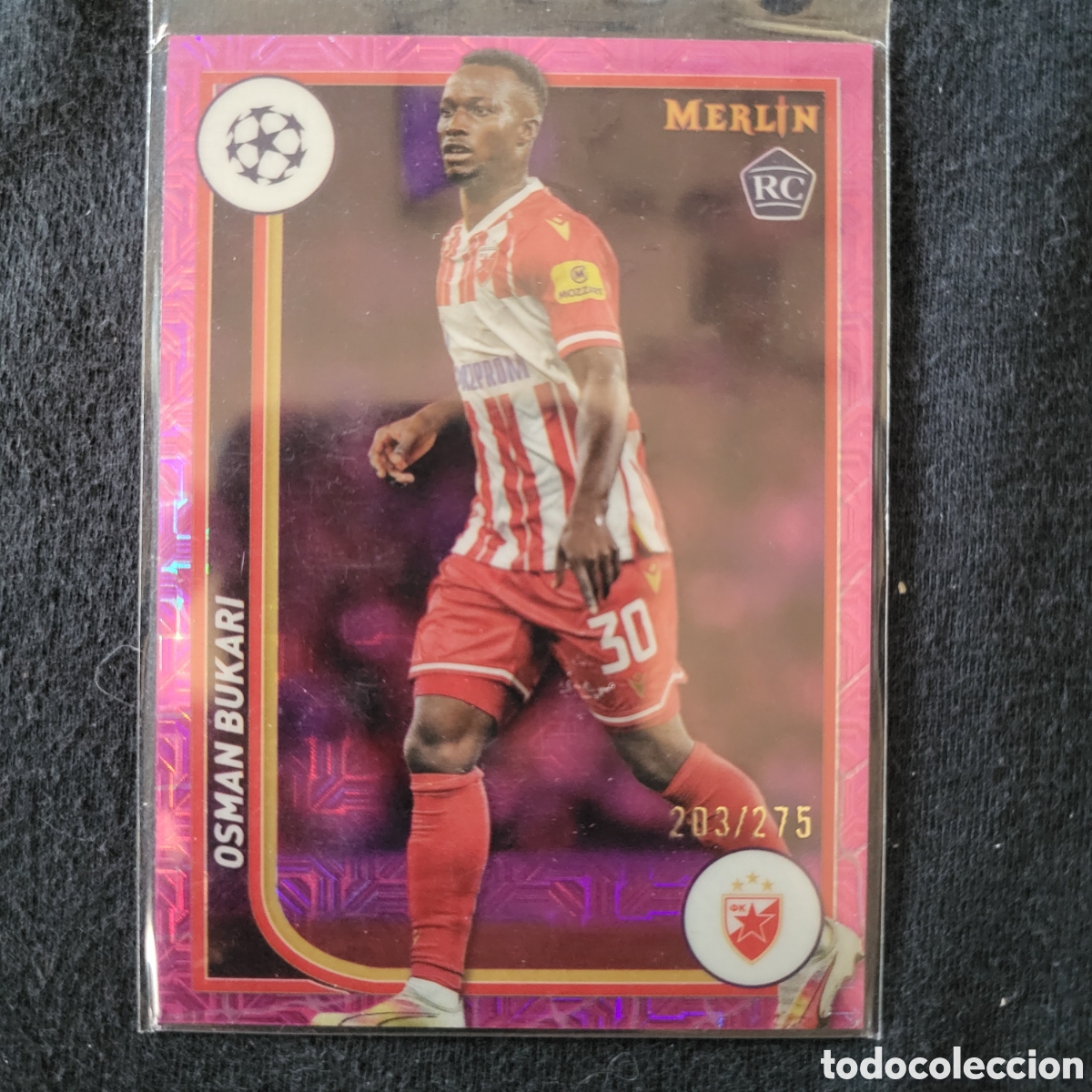 Trading cards: 60 Osman Bukari [RC, Pink Mojo] /275 / Topps Merlin 2024